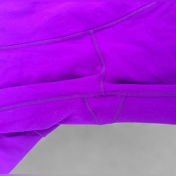 Lululemon Size 8 Wunder Under Legging Mid Rise Full Luon Violet Purple Full Leng - Picture 6 of 7